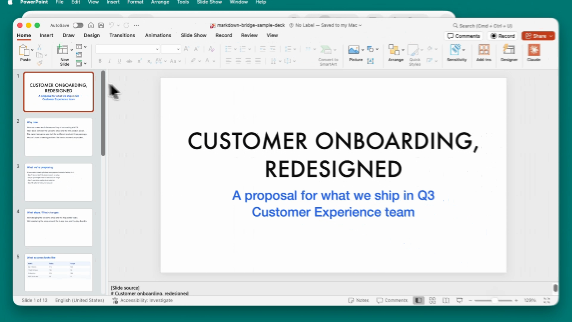 A Markdown presentation exported from Typedeck and open as an editable deck in Microsoft PowerPoint.